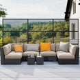 thumbnail image 2 of Costway 72"H x 48"W Metal Privacy Screen with Expansion Bolts & Connection Screws, Outdoor, 2 of 10