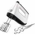 thumbnail image 1 of Electric Hand Mixer, Snap-On Storage Case, Enhanced Storage for Organized Kitchen, Features Ergonomic Design and 400W Copper Motor, Includes 2 Whisks and 2 Dough Hooks, 1 of 5
