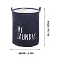 thumbnail image 3 of Quilt Storage Bags Clothes Dirty Laundry Basket Large Capacity Drawstring Mouth Moistureproof Packing Bags Home Fabric Moving Bags, 3 of 5