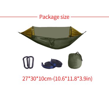 Hammocks 280 Camping Hammock Hammock with Mosquito Net Sunshade Hammock Tent Mosquito Proof Quick Opening Hanging Chair for Outdoor Campers