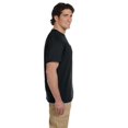 thumbnail image 2 of Jerzees T-Shirt Ras du Cou à Manches Courtes avec Poche pour Hommes DRI-POWER Active, 5X, Noir, 2 of 2