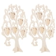 thumbnail image 4 of Miangastore Heart Shape Photo Frame Light Brown 2 Sets 9.75X9.43X0.12in, 4 of 9