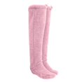 thumbnail image 1 of GUOOL over Knee High Fuzzy Protection Thick Warm Leg Cover Super Soft Thigh High Socks Pink, 1 of 9