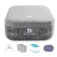 thumbnail image 1 of RELXTIME Inflatable Hot Tub 2 to 4 Person 61 Inch Outdoor Square Portable Home Spa with 110 Soothing AirJets,Spa Cover,Heater Pump,and Filter Cartridges, 1 of 6