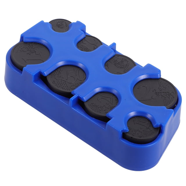 KAKOWELY display Creative Coin Holder Storage Box Money Container Organizer Portable Coin Storage Case Coin Holder Storage Box for Change Holder3.86"X1.97"X0.98"