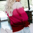 thumbnail image 4 of Penkiiy Chandail en Molleton pour Femmes Mode Féminine T-shirt Imprimé Manches Longues Blouse Col Rond Hauts Décontractés Chandails en Molleton Chandails à Capuchon Rouge Vêtements Y2K, 4 of 5