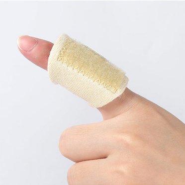 Nvzi 2pcs Trigger Thumb Splint Finger Knuckle Brace Mallet Finger Protector Finger Support Sleeve for Tendon Release Pain Relief(Complexion)