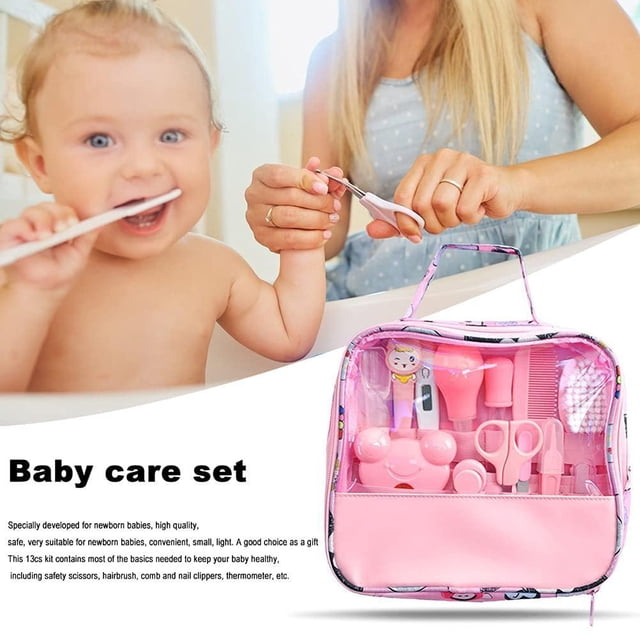 13 Pcs/Set Newborn Grooming Set Infant Baby Cares Kit Essential Healthcare Accessories For Home Travel