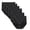 Black, variant on Tumotour 6Pcs Oversized Underwear For Women Cotton Underwear High Waisted Ladies Panties Full Coverage Briefs Plus Size Leakproof Briefs