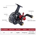 thumbnail image 3 of Fishing Reel Ice Fishing Trolling Fishing Reel Left Hand/Right Hand Metal High-Stem Raft Reel Carbon, 3 of 8