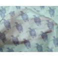 thumbnail image 4 of oneOone Silk Tabby Fabric Turtle Block Print Fabric By Yard 42 Inch Wide, 4 of 4