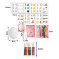 thumbnail image 4 of White Easter Eggs Craft Kit with Ribbon Painting Blank Eggs Easter Craft Craft Set Gift DIY Hanging, 4 of 9