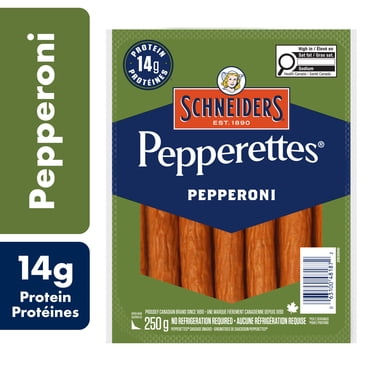 Schneiders Bâtonnets de saucisson pepperoni Pepperettes® - Riches en protéines
