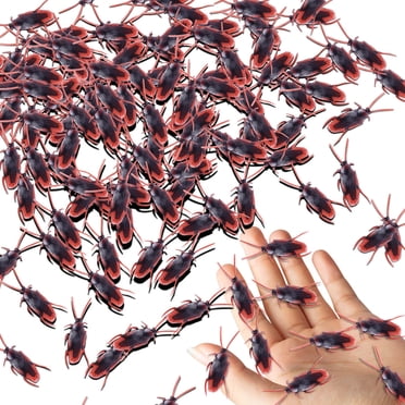 Meitianfacai Pretty Realistic 50PCS Fake Roaches Fake Cockroaches Great Way To Play A Prank