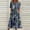 Purple, variant on Aqestyerly Women's Summer Printed Round‑Neck Short Sleeve Vacation Dress with Pockets,Casual Beach Dress with Vibrant Print HWRETIE