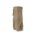 thumbnail image 3 of Unique Bargains Women's Side Zip Low Platform Block Heel Ankle Booties, 3 of 8