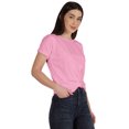 thumbnail image 2 of Inkmeso T-shirt Court d'Été à Nœud Torsadé à l'Avant pour Femmes à Manches Courtes, 2 of 8