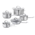 thumbnail image 3 of Cuisinart 10pc Advantage Pro Stainless-Steel Cookware Set, 88-10WMC, 3 of 5