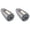 Argent 2 Paquets, variante sur Buse Universelle de Tuyau d'Eau pour Robinet de Cuisine de Remplacement avec Tête de Pulvérisateur Fonction – Tête de Pulvérisateur Universelle à Tirer vers le Bas pour Robinet de Cuisine Fini Brossé, 10,04 cm X 5,25 cm, Argent 1 Paquet