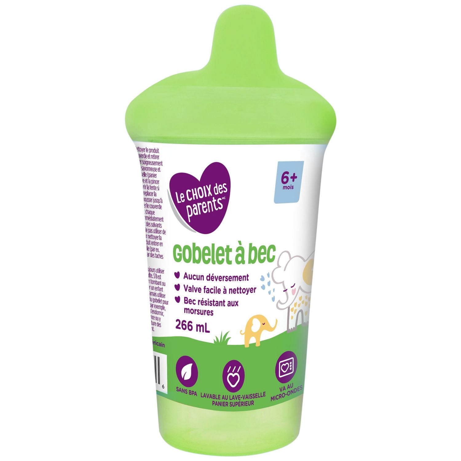 Parent’s Choice Sippy Cup, Green
