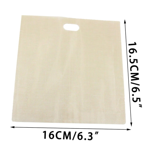 Dvkptbk Toast Paper Sacs pour Grille-Pain Sacs à Pain Réutilisables pour Grilled Cheese Sandwich Antiadhésifs Résistants à la Chaleur 5 Pcs Toast Paper