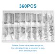 thumbnail image 4 of relayinert 360 Pieces/Set Stainless Steel Spring Bars Replacement Watchmaker 6-23mm 18 Kinds Strap Links Maintenance, 4 of 6