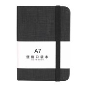Suncoda Notebook, A7 Horizontal Notebook Hand Thickened Office Learning Notebook