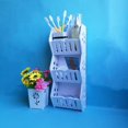 thumbnail image 4 of Wall-mounted Shelf Cosmetic Wall Hanging Organizer Storage Rack For Bathroom Cosmetics Makeup Durable Rack, 4 of 7