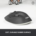 thumbnail image 2 of Logitech M720 Triathlon Multi-Device Wireless Mouse, Bluetooth, USB Unifying Receiver, 1000 DPI, 8 Buttons, 2-Year Battery, Compatible with Laptop, PC, Mac, iPadOS - Black, 2 of 4