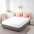 thumbnail image 4 of YST Lotus Flower King Comforter Set, 7-Piece, Gradient Tie Dye, Exotic Floral, Orange, Reversible, Bedding Set, King, 4 of 5