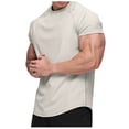 thumbnail image 2 of QIPOPIQ Men's Short Sleeve UPF 50+ Sun Protection Shirts Quick Dry Rashguard Swim Shirt SPF Workout Fishing Athletic T-Shirt Clearance, 2 of 7