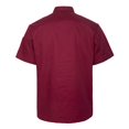 thumbnail image 2 of TOPTIE Veste de Chef Unisexe à Manches Courtes, Rouge, 2 of 8
