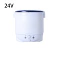 thumbnail image 3 of Car Rice Cooker Mini Cooking Tools 24V Multifunctional 1L Soup Electric Heater Travel Truck Lunchbox Food Appliance Machine 24V 24V/White, 3 of 9