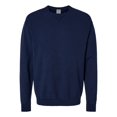 thumbnail image 1 of Hanes Mens Big ComfortWash Garment Dyed Fleece Sweatshirt, S, Navy, 1 of 1