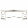 thumbnail image 1 of Bureau en L Key West de Bush Furniture, pin vieilli, 1 of 5