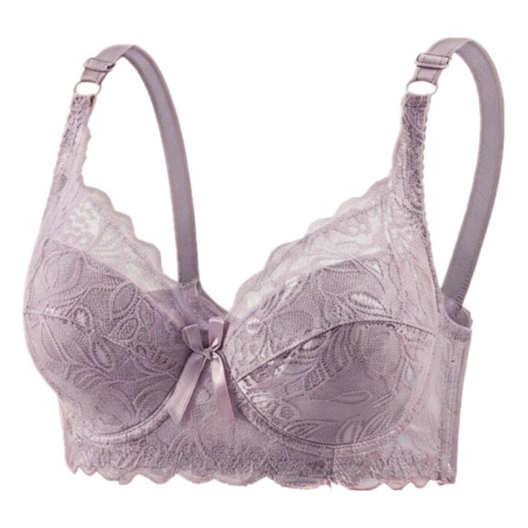 Women's Floral Lace Push Up Underwire Bra, Firm Bust Support and All-Day Cozy Comfort, Daily Essential Intimates