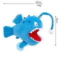 thumbnail image 3 of I-271 Blue Mantas Rays Lantern Fish Plush Toy Doll Stuffed Animal Marine Theme Gift Playtime Fun, 3 of 3