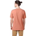 thumbnail image 2 of Hanes Mens Big ComfortWash Garment Dyed Short Sleeve Tee, 2XL, Clay, 2 of 3