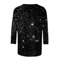 thumbnail image 4 of Ketyyh-chn99 Chandails pour Femmes Amples et Confortables Blouse à Manches Longues Col Rond Tunique Ligne A Blouse Noir,m, 4 of 5
