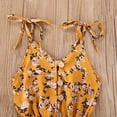 thumbnail image 3 of Gupgi Baby Summer Floral Printed Spaghetti Straps Button Open Jumpsuits, 3 of 5