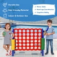 thumbnail image 2 of Costway Giant 4 in A Row Jumbo 4-to-Score Game Set W/Storage Carrying Bag for Kids Adult, 2 of 10