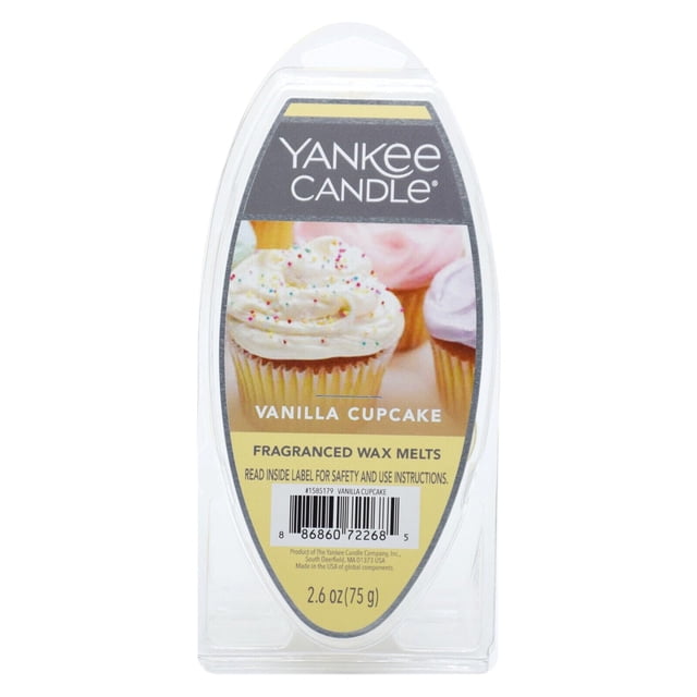 Yankee Candle Fondant de Cire Parfumé à la Vanille et Cupcake