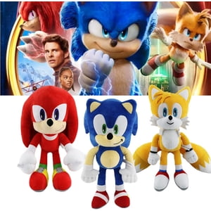 3pcs Sonic Plush Toys, Sonic Soft Toys, Sonic Stuffed Plush, for Sonic Fans