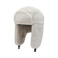 thumbnail image 1 of Youkk Ready For Winter Thicken Earflap Caps Wear-resistant Earflap Caps Autumn white 1Set, 1 of 6