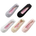 thumbnail image 3 of Women Low Cut Socks Nylon 5 Pairs Breathable Solid Color Ankle Socks Sport Socks, 3 of 10
