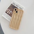 thumbnail image 2 of ORUYROP Designed for iPhone 12 Pro Max Case,Water Ripple Pattern Curly Wave Frame Soft Cute Phone Cover for Men Women Girls（iPhone 12 Pro Max,Yellow）, 2 of 7