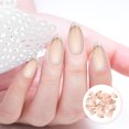 thumbnail image 1 of Minkissy 1Set Press on Nail Extensions Pink Almond Shape Clear Fake Nails Full Coverage for DIY Use, 1 of 8