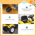 thumbnail image 4 of CoSoTower Ride on Tractor for Kids, Pedal Construction Car with Front Loader Digger for 3 Year Old, Yellow, 4 of 7