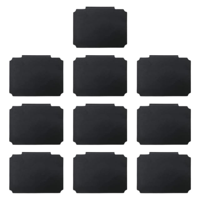 Luzkey 10 Pieces Small Chalk Labels Clip Labels Practical Merchandise Sign Basket Labels Clip on Labels for Storage Bins for Offices B