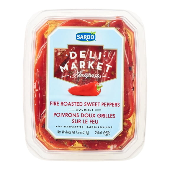 Sardo Deli Market Antipasto Gourmet Fire Roasted Sweet Peppers